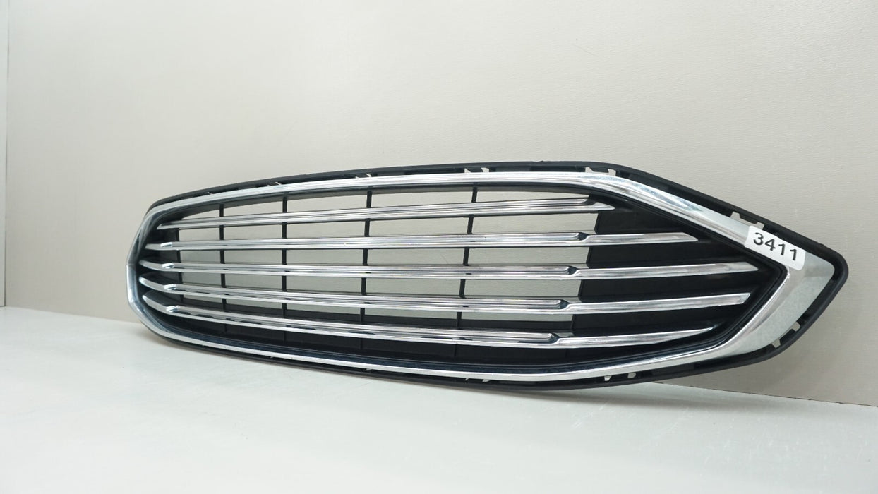 2017-2018 FORD FUSION FRONT UPPER BUMPER GRILLE GRILL OEM HS73-8150-AEW