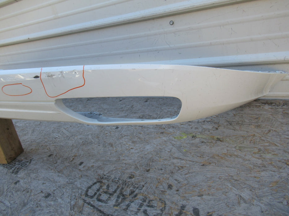 2015 - 2018 AUDI A8 REAR LOWER BUMPER COVER PANEL PLASTIC WHITE FACTORY 15 OEM