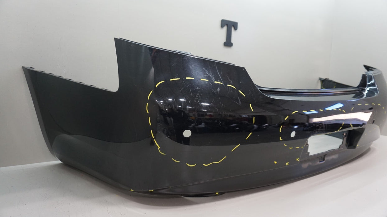 2010-2013 INFINITI G37 REAR BUMPER COVER PANEL W/ SENSOR HOLES OEM 850221NF0H