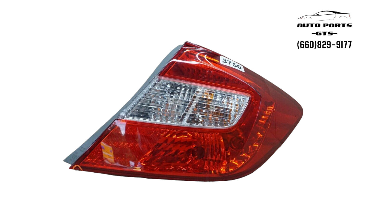 2012 HONDA CIVIC RIGHT PASSENGER SIDE TAIL LIGHT LAMP OEM 33550TR0A01