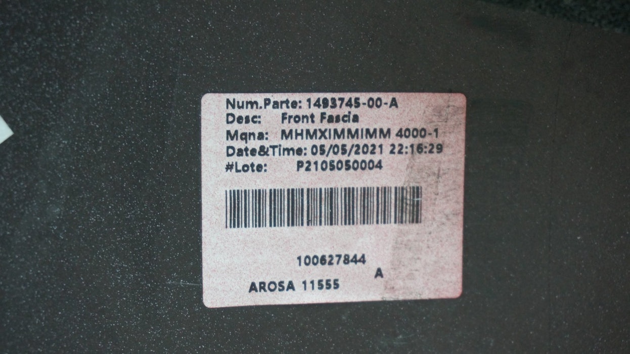 2020-2024 TESLA MODEL Y FRONT BUMPER COVER PANEL 1493745-00-A OEM