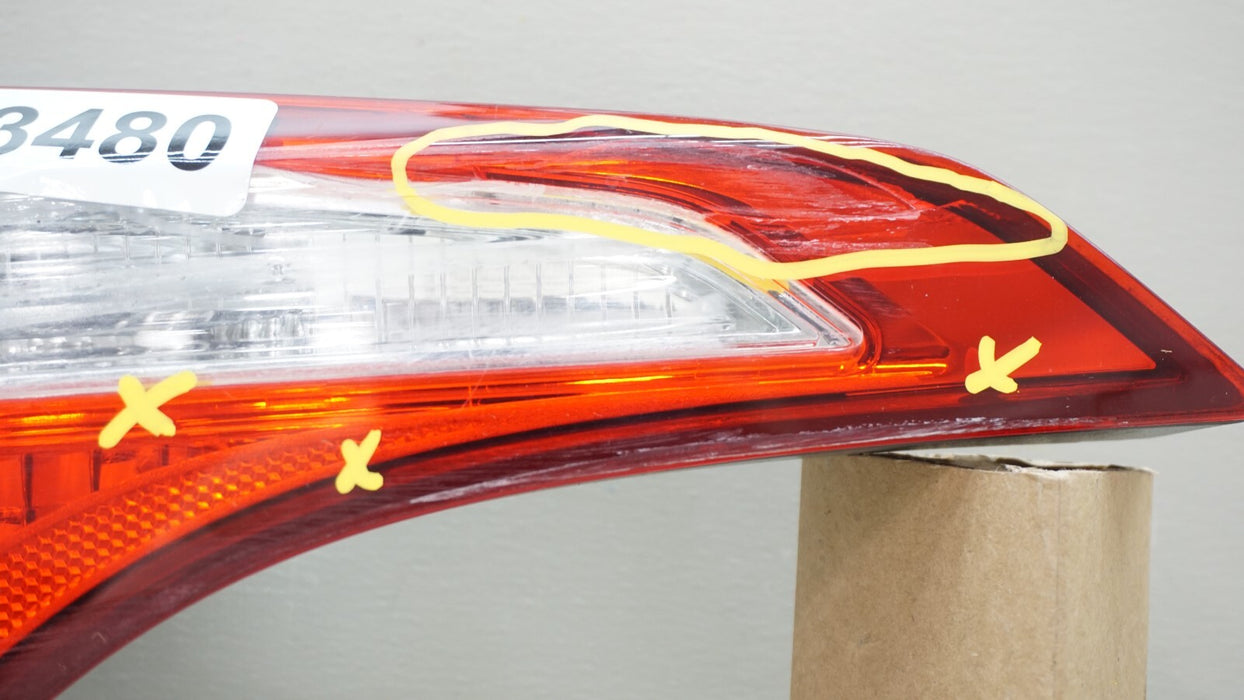 2014-2016 TOYOTA COROLLA REAR LEFT DRIVER SIDE INNER TAIL LIGHT OEM