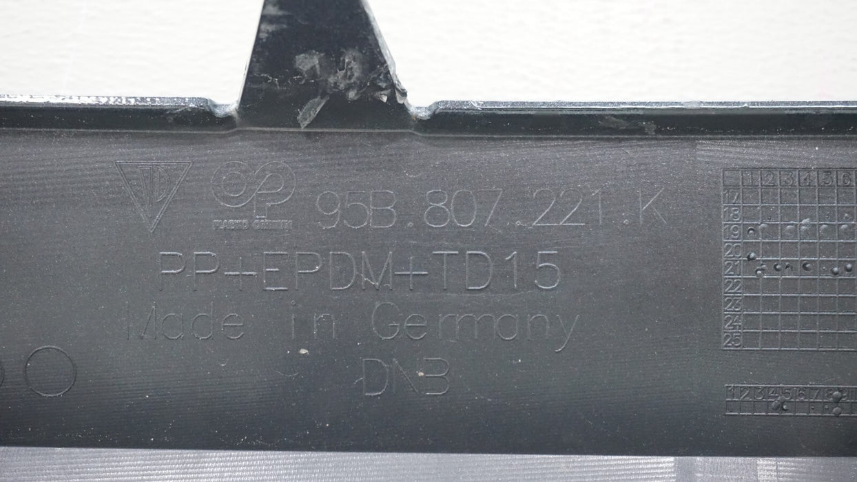 2019-2022 PORSCHE MACAN S FRONT BUMPER COVER PANEL OEM 95B807221K
