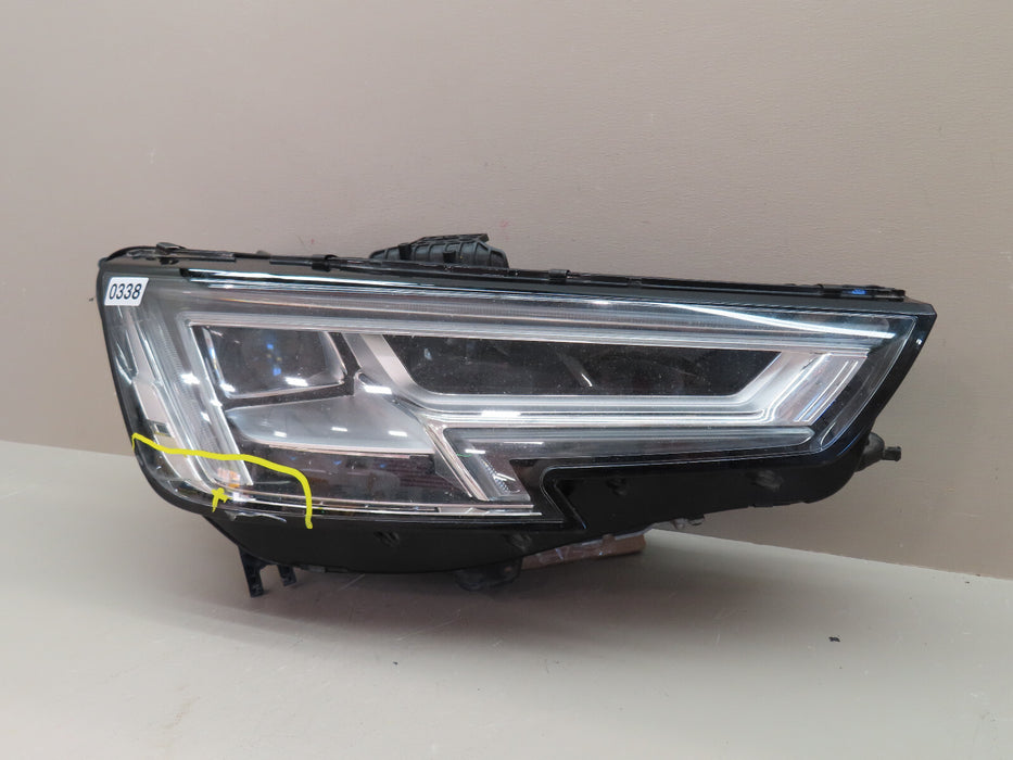 2017 2018 2019 AUDI A4 S4 FRONT RIGHT PASSENGER HEADLIGHT FULL LED OEM