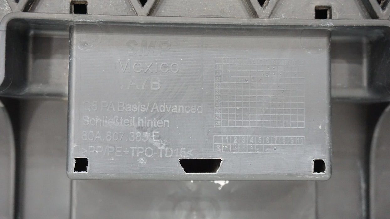2018-2020 AUDI Q5 PREMIUM PRESTIGE REAR BUMPER COVER PANEL OEM 80A807385E