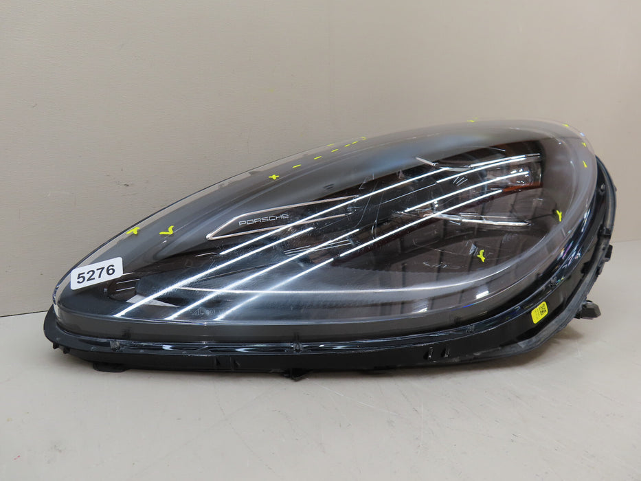 2019-2022 PORSCHE MACAN FRONT LEFT DRIVER SIDE BLACK FULL LED HEADLIGHT OEM