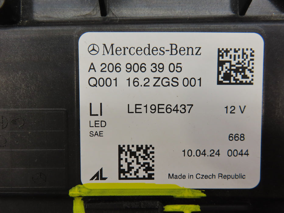 2022-2024 MERCEDES-BENZ C-CLASS LEFT DRIVER SIDE HEADLIGHT LED OEM