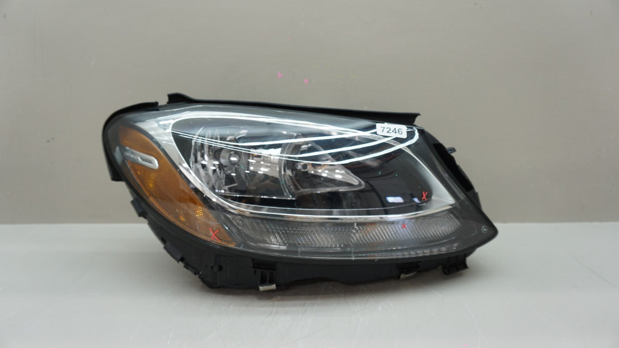 2015-2018 MERECEDES-BENZ C-CLASS FRONT RIGHT PASSENGER SIDE HEADLIGHT HALOGEN OE