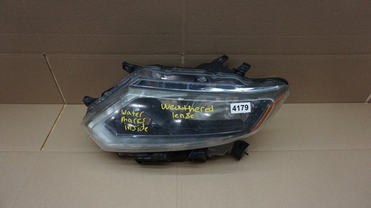 2014-2016 NISSAN ROGUE FRONT LEFT DRIVERS SIDE HEADLIGHT HALOGEN OEM 14 15 16