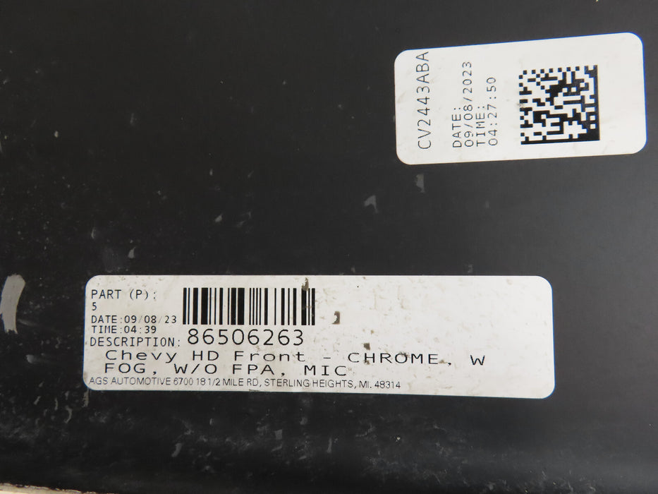 2024 CHEVROLET SLIVERADO 2500 3500 FRONT BUMPER METAL OEM