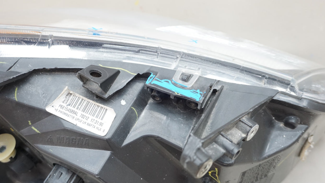 2014-2022 DODGE RAM PROMASTER FRONT LEFT DRIVERS HEADLIGHT HALOGEN OEM
