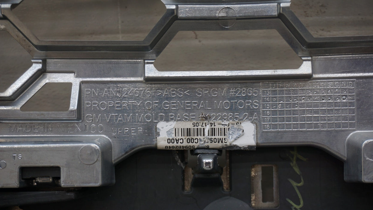 2014 CHEVROLET SILVERADO 1500 LTZ FRONT BUMPER RADIATOR GRILLE OEM PN-ANJ24676
