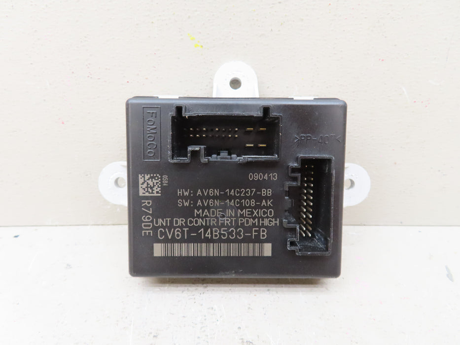 2013-2016 FORD ESCAPE FRONT RIGHT PASSENGER DOOR MODULE OEM CV6T-14B533-FB