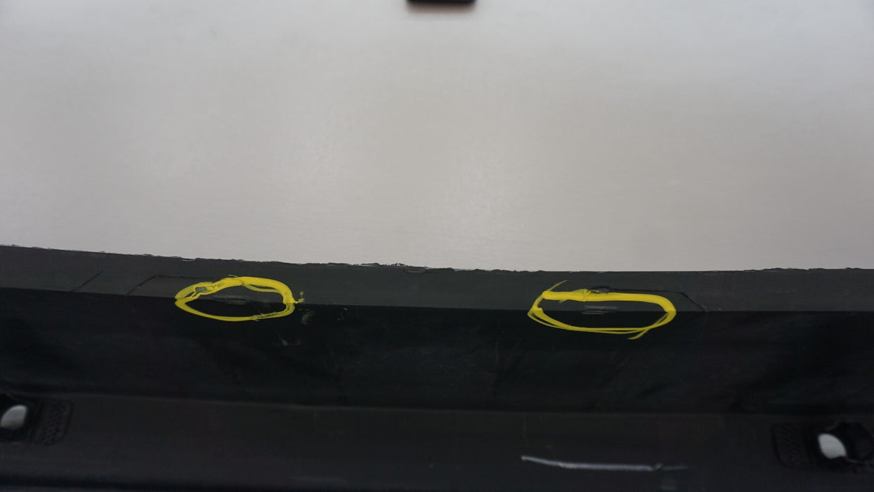 2013-2016 FORD ESCAPE REAR BUMPER COVER PANEL W SENSOR HOLES OEM CJ54-17D781-ACW