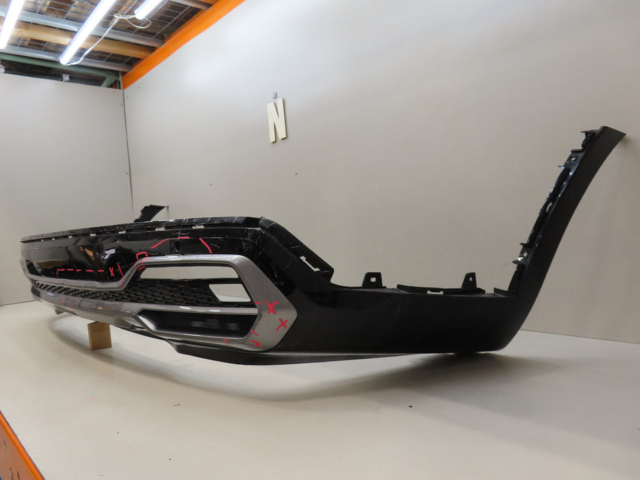 2021-2023 KIA SORENTO REAR LOWER BUMPER COVER W/ SENSOR HOLE OEM 86612-R5300