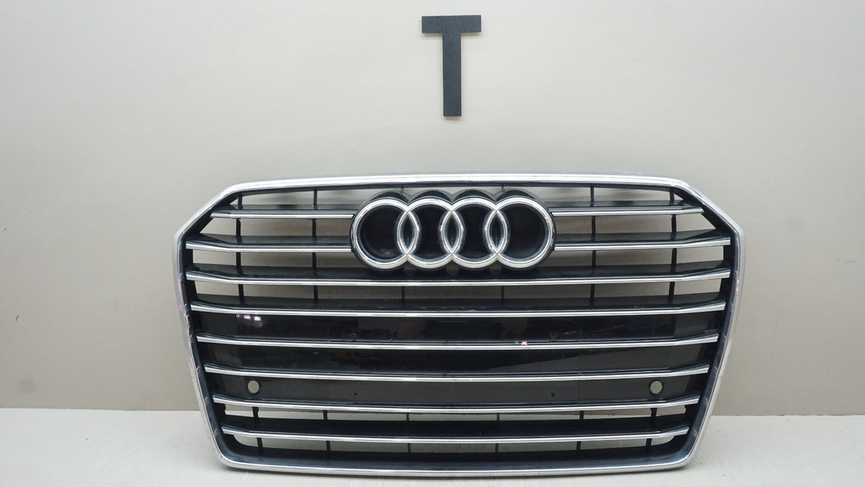 2012-2015 AUDI A6 S6 FRONT UPPER CENTER RADIATOR GRILLE OEM 4G0853653