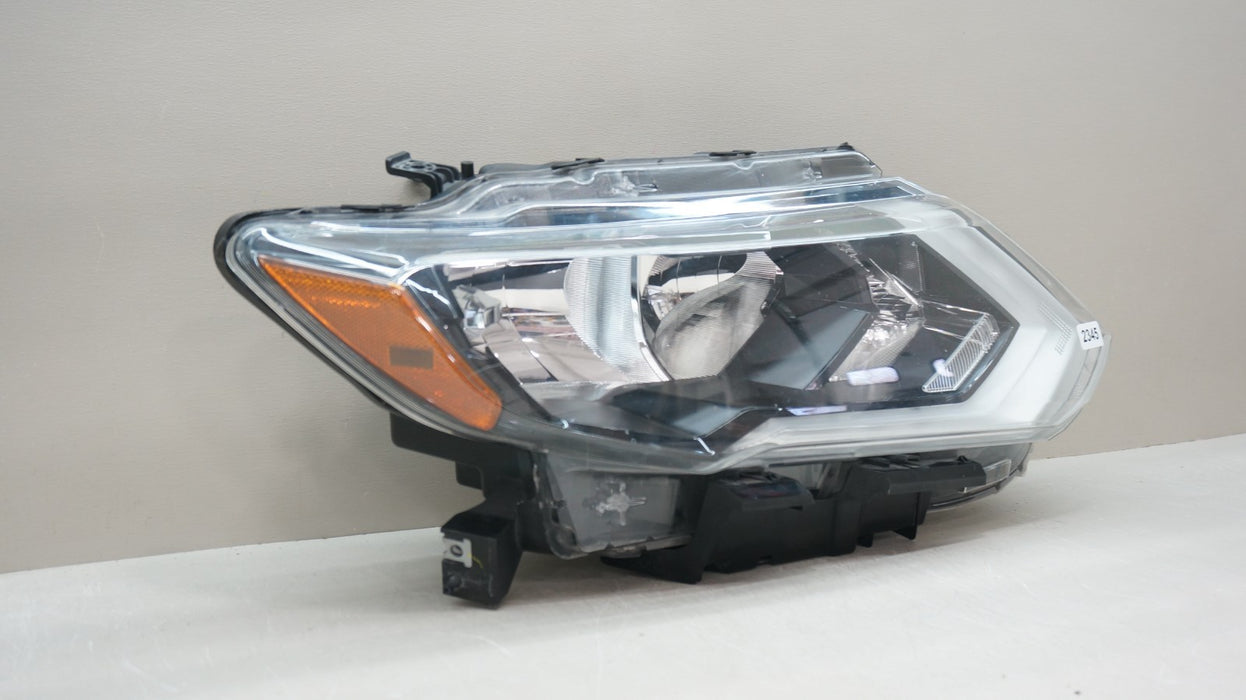 2017-2020 NISSAN ROGUE FRONT RIGHT PASSENGER SIDE HALOGEN W/ LED HEADLIGHT OEM