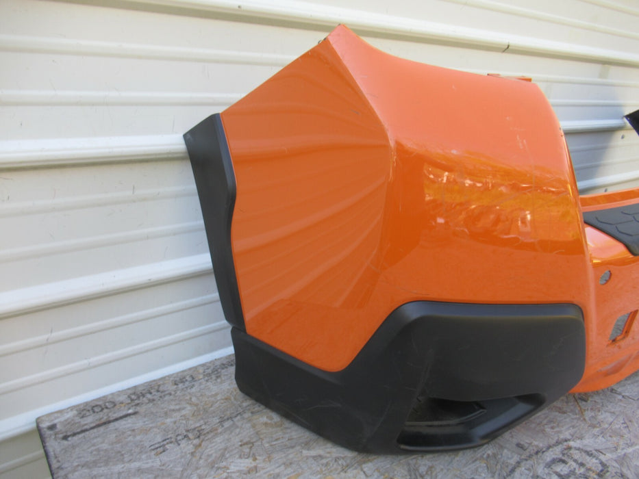 2018 2019 SUBARU CROSSTRACK REAR BUMPER COVER PLASTIC ORANGE W/O SENSORS OEM