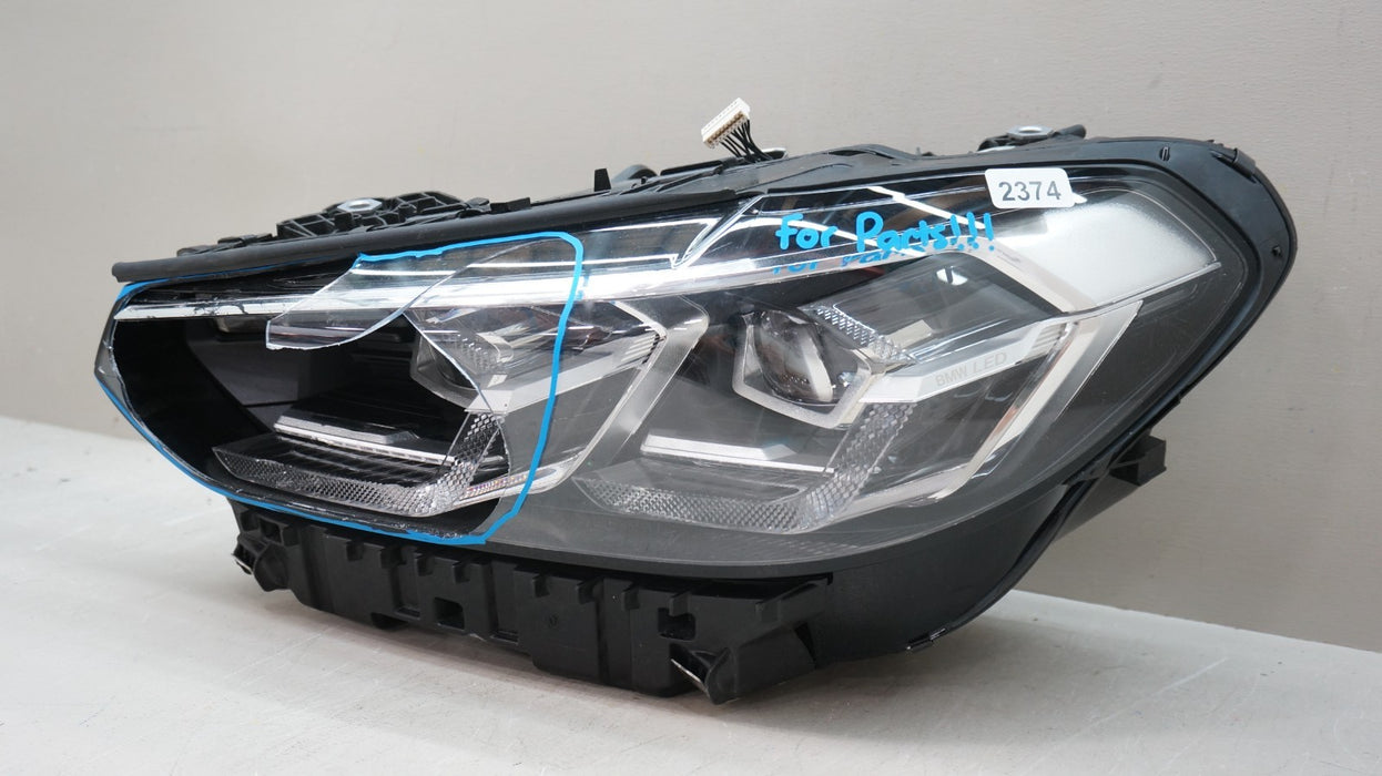 *FOR PARTS*2022-2024 BMW X3 X4 G01 G02 FRONT LEFT DRIVERS SIDE HEADLIGHT LED OEM
