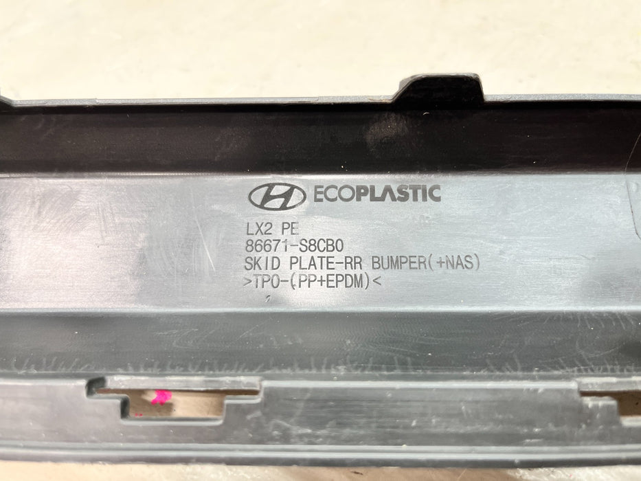 2023-2026 HYUNDAI PALISADE REAR LOWER SKID PLATE VALANCE PANEL OEM 86671-S8CB0