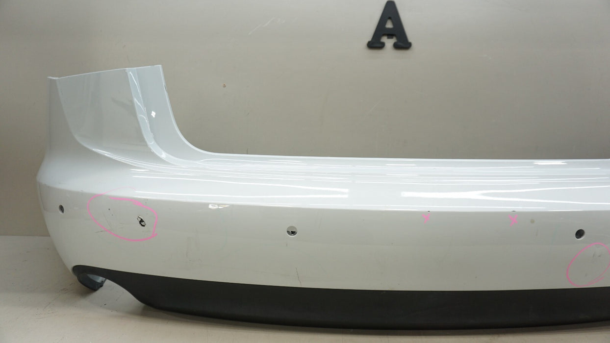 2012-2015 AUDI A6 QUATTRO REAR BUMPER COVER PANEL W/ LOWER VALANCE OEM 4G5807511