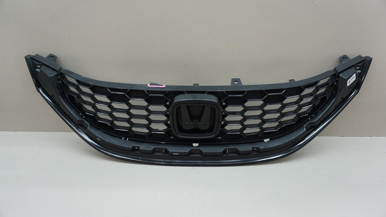 2013-2015 HONDA CIVIC FRONT MAIN UPPER GRILLE HDG055 AFTERMARKET 13 14 15