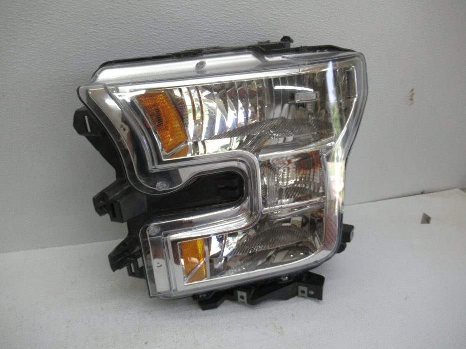 2015-2017 FORD F150 FRONT LEFT DRIVER SIDE HEADLIGHT HEADLAMP HALOGEN OEM