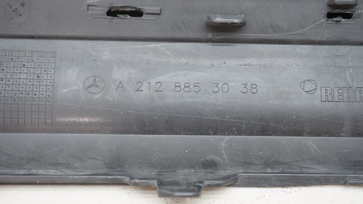 2014-2016 MERCEDES E350 E550 REAR LOWER BUMPER COVER VALANCE OEM A2128853038