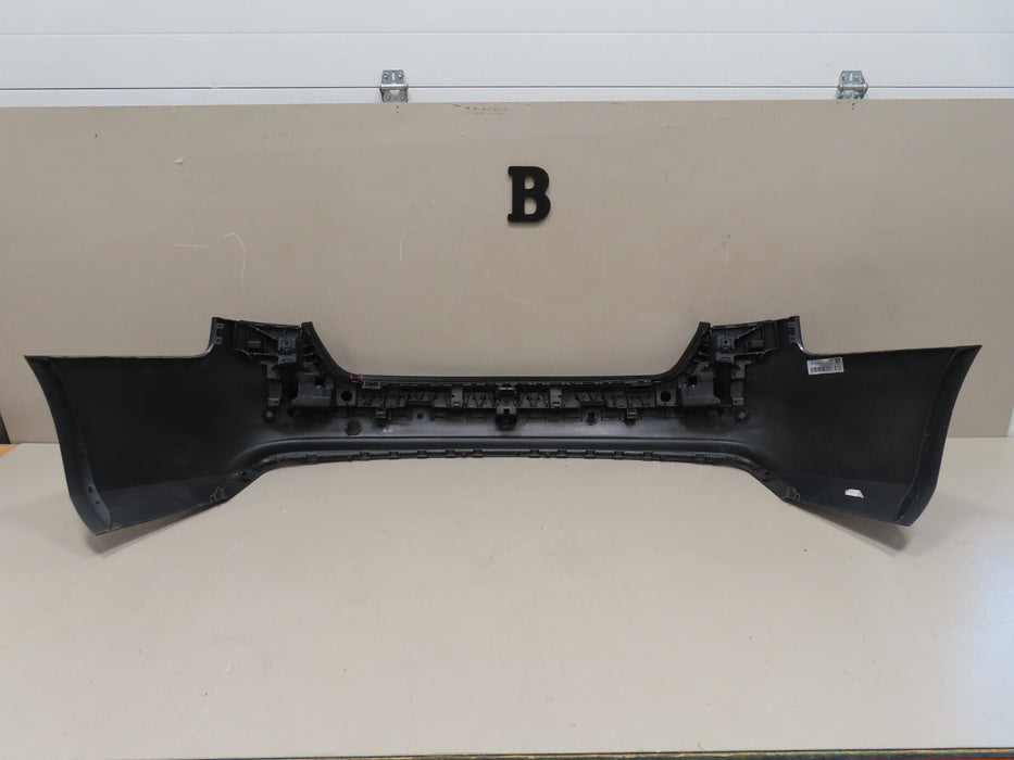 2013-2016 AUDI A4 SEDAN REAR BUMPER COVER PANEL W/ SENSOR HOLE OEM 8K5807511G