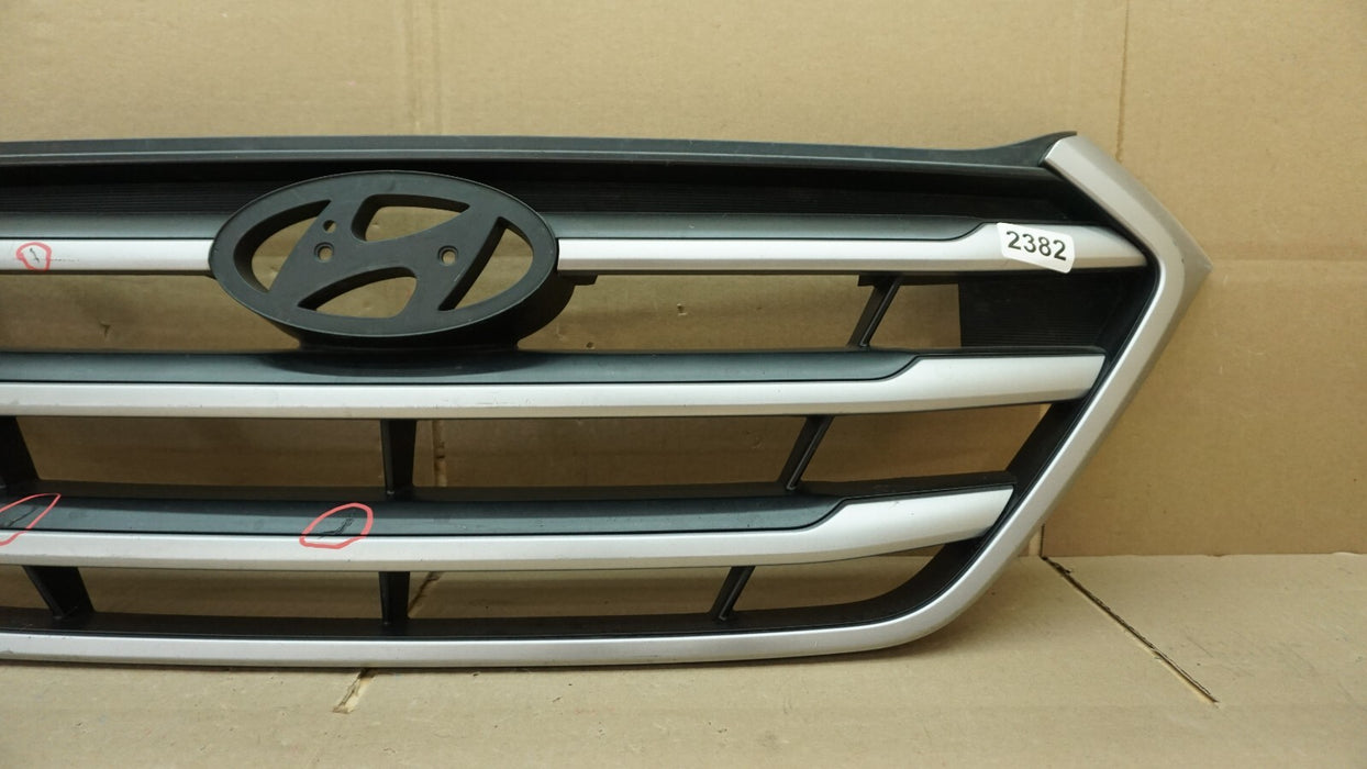 2016-2018 HYUNDAI TUCSON FRONT BUMPER UPPER GRILL GRILLE OEM 86351-D3000