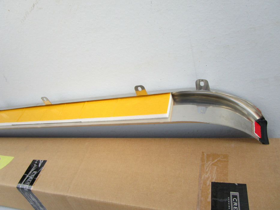 BENTLEY CONTINENTAL GT GTC SPEED RIGHT SILL COVER KICK PLATE METAL TRIM OEM