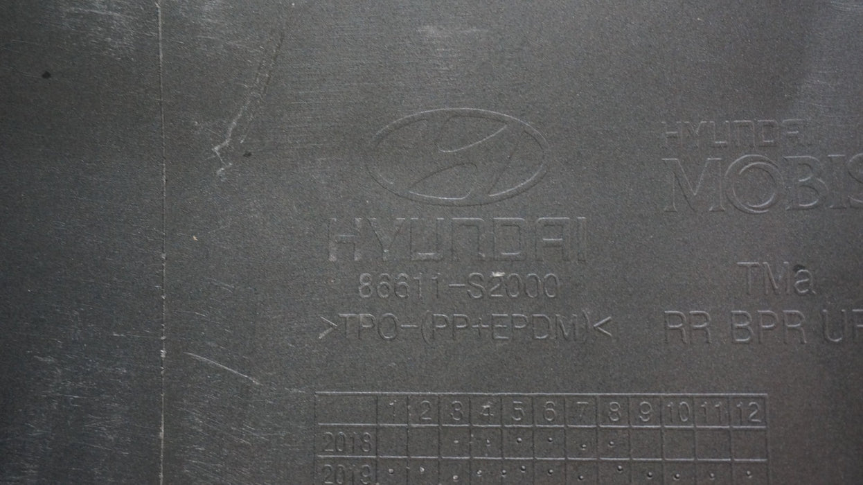 2019-2020 HYUNDAI SANTA FE REAR BUMPER COVER PANEL OEM 86611-S2000