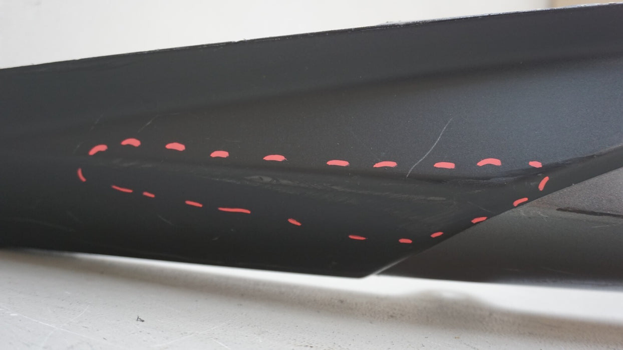 2016-2018 LEXUS RX450H HYBRID REAR LOWER BUMPER COVER VALANCE OEM 52108 0E050
