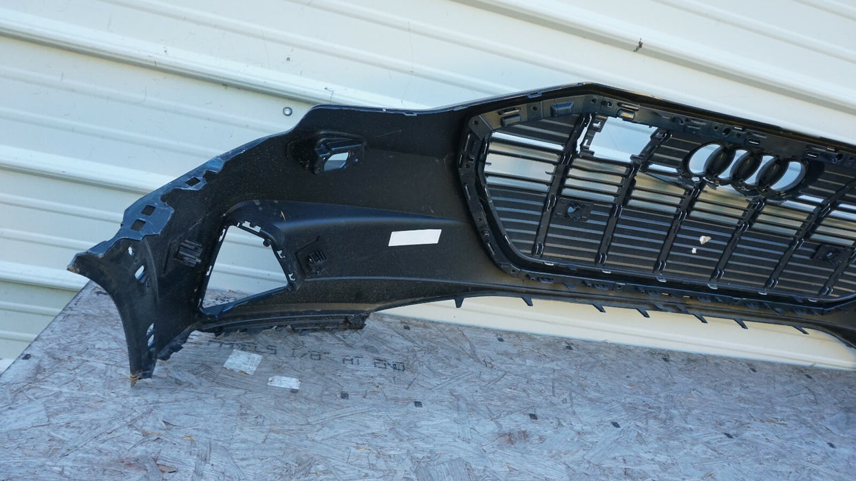 2019-2020 AUDI E-TRON FRONT BUMPER COVER PANEL W/ GRILL 4KE807437E 19 20 OEM