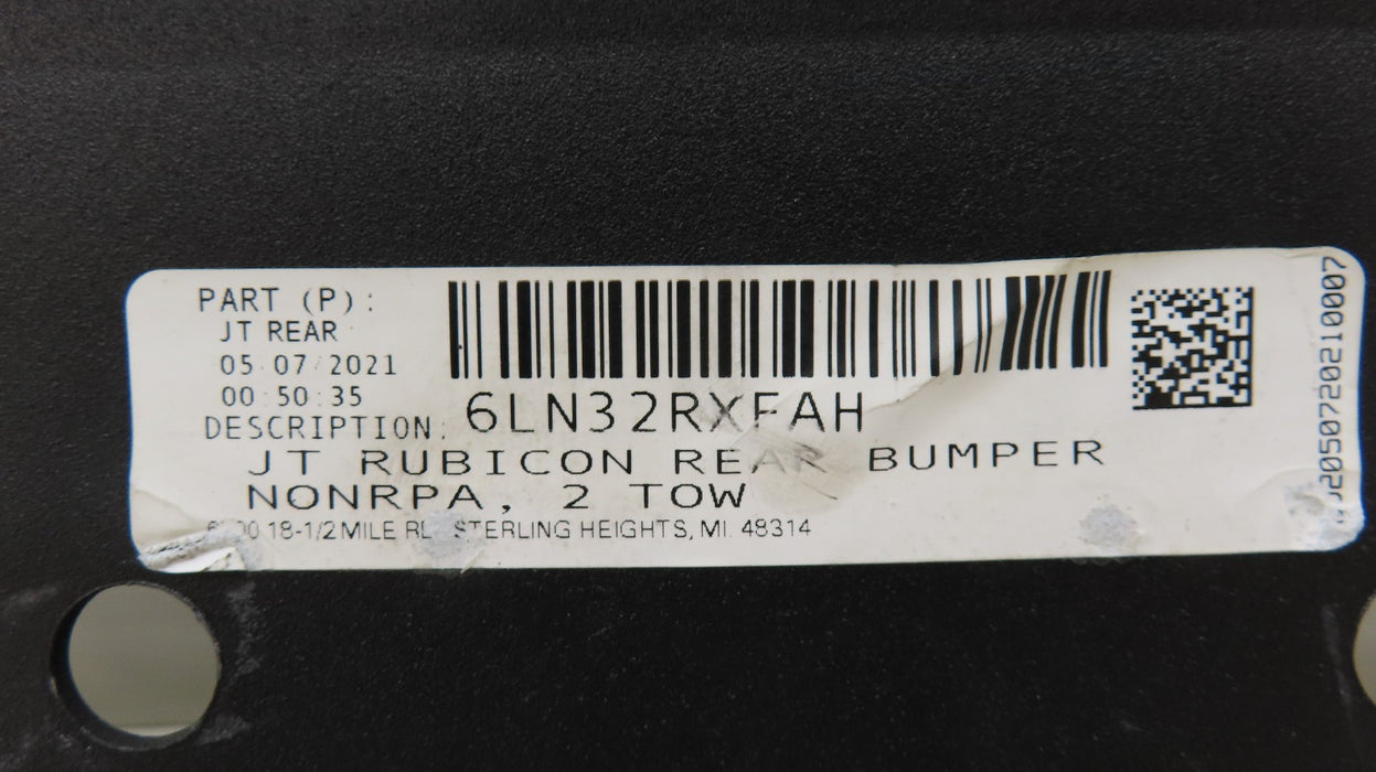 2020-2025 JEEP GLADIATOR REAR BUMPER METAL SHELL OEM