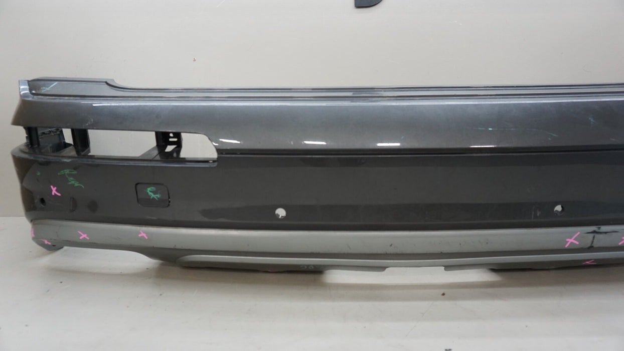 2017-2019 AUDI Q7 REAR BUMPER COVER W/ SPOILER VALANCE PANEL OEM 4M0807527B