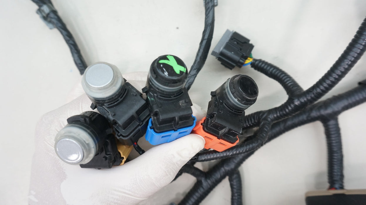 2023-2025 HYUNDAI PALISADE FRONT COMPLETE BUMPER WIRING HARNESS & SENSORS OEM