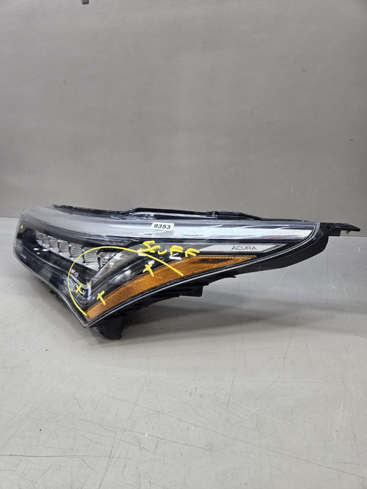 2019-2025 ACURA RDX LEFT DRIVER SIDE HEADLIGHT FULL LED OEM