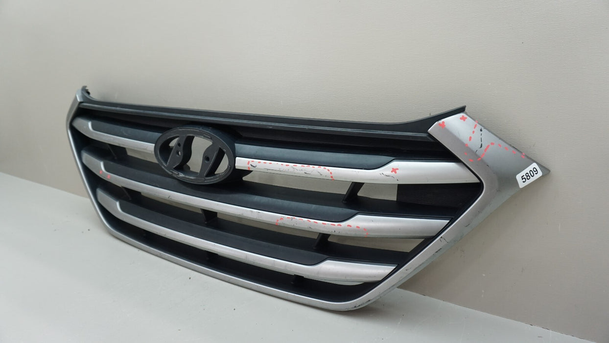 2016-2018 HYUNDAI TUCSON FRONT BUMPER UPPER GRILL GRILLE AFTERPART