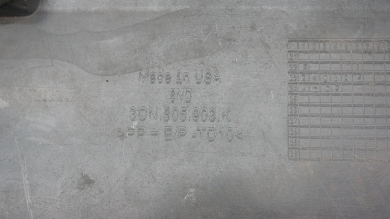 2024-2025 VOLKSWAGEN ATLAS FRONT BUMPER LOWER VALANCE COVER 3CN805903 OEM