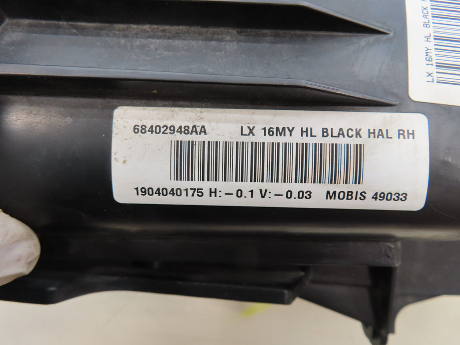 2018-2022 CHRYSLER 300 FRONT RIGHT PASSENGER HEADLIGHT HALOGEN W/LED OEM