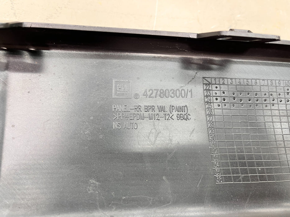 2024-2026 CHEVROLET TRAX REAR BUMPER VALANCE PANEL OEM 42780300