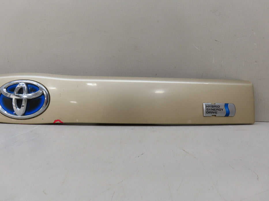 2010-2015 TOYOTA PRIUS HYBRID REAR TRUNK TAIL GATE LID MOLDING PANEL OEM
