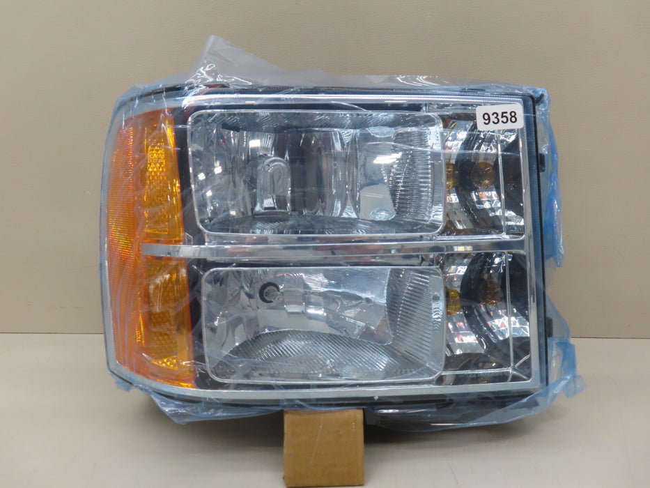 2007-2014 GMC SIERRA 1500 2500 RIGHT PASSENGER SIDE HEADLIGHT AFTERMARKET 9358