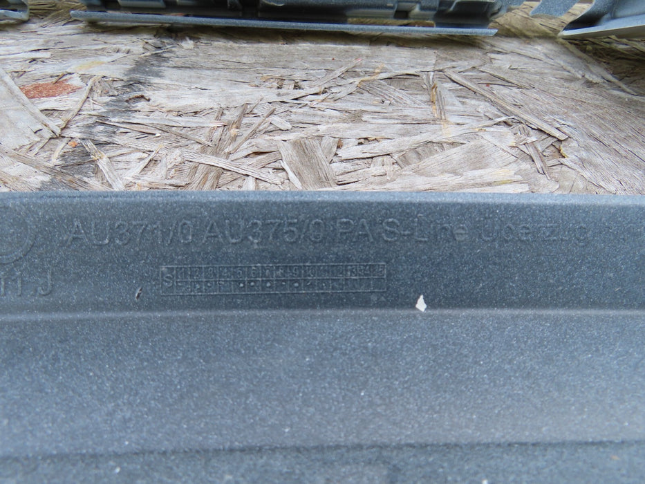 2017-2018 AUDI A3 QUATTRO SEDAN S-LINE REAR BUMPER COVER PANEL OEM 8V5807511J