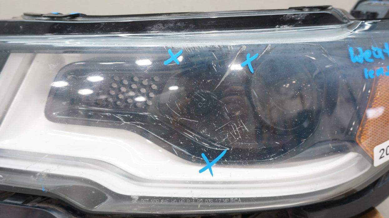 2017-2021 JEEP COMPASS FRONT LEFT DRIVERS SIDE XENON HID W/LED HEADLIGHT OEM