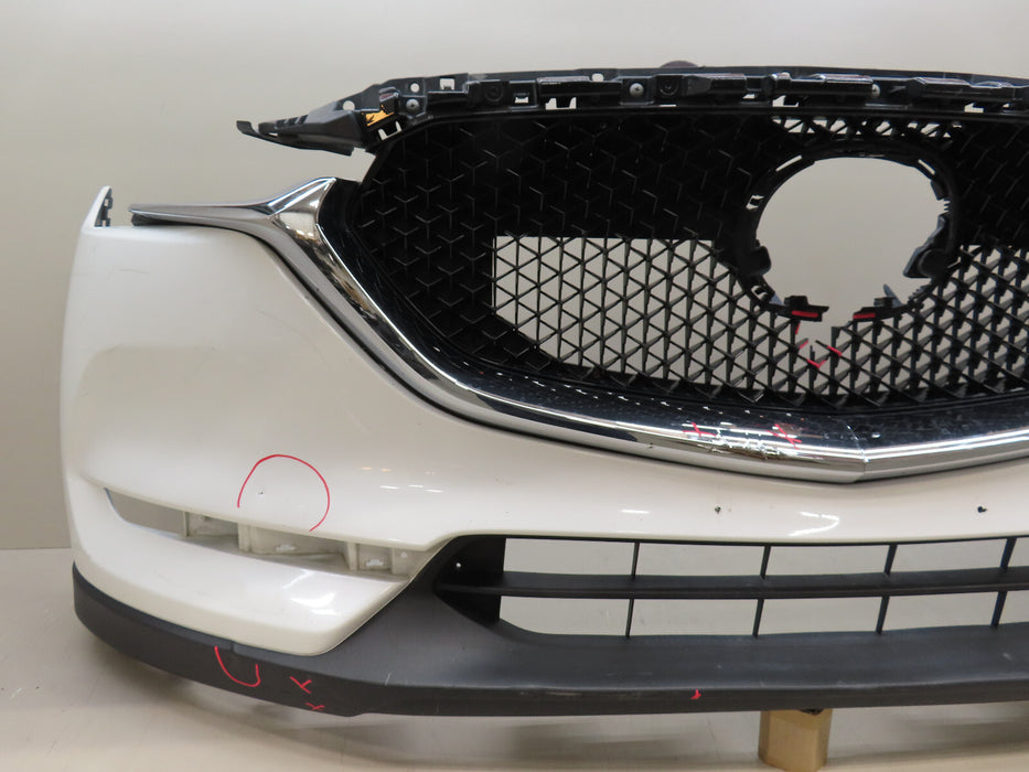 2017-2021 MAZDA CX-5 FRONT BUMPER COVER W/VALANCE W/GRILLE GRILL OEM