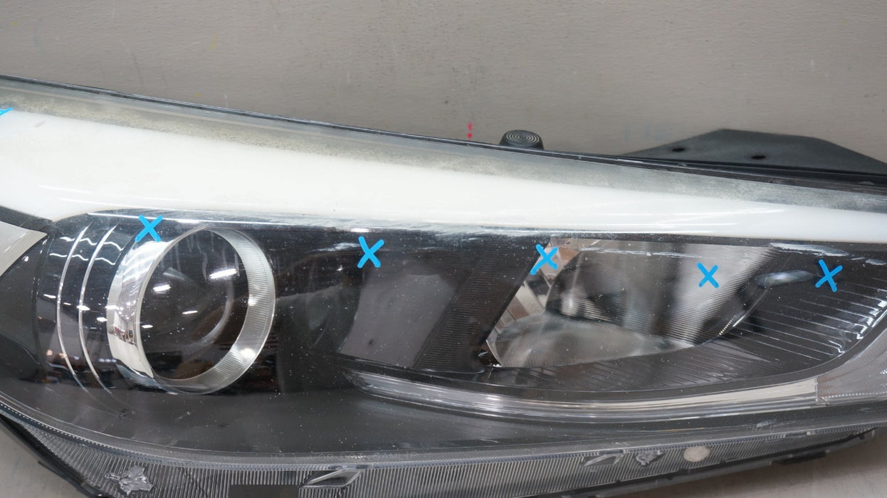 2016-2018 HYUNDAI TUCSON FRONT RIGHT PASSENGER SIDE HALOGEN OEM
