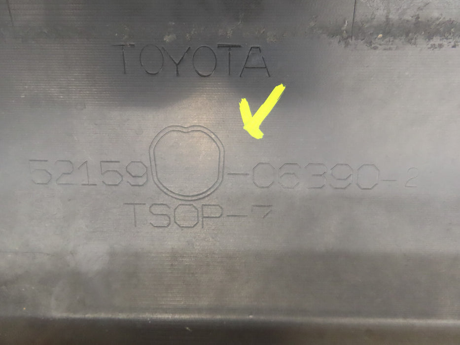 2015-2017 TOYOTA CAMRY REAR BUMPER COVER OEM 52159-06390