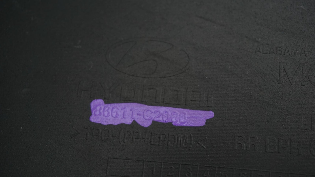 2015-2017 HYUNDAI SONATA REAR BUMPER COVER PANEL OEM 86611-C2000